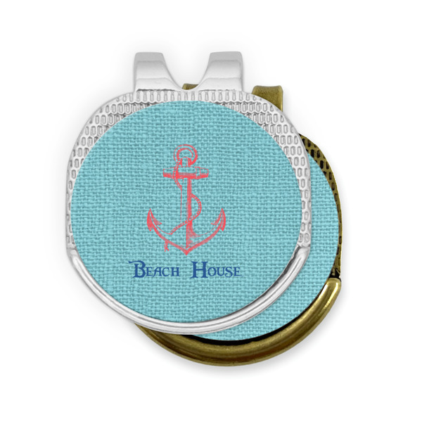 Chic Beach House Golf Ball Marker Hat Clip - PARENT/MAIN