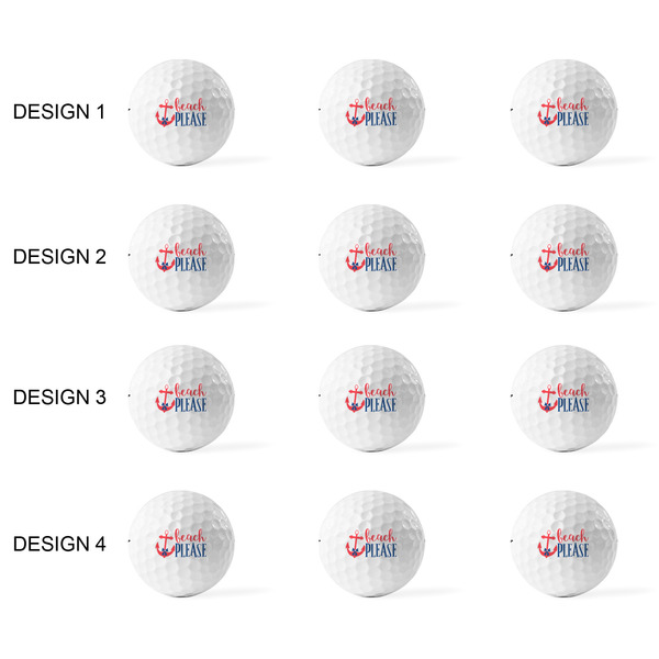 Chic Beach House Golf Balls - Titleist - Set of 12 - APPROVAL