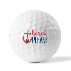 Chic Beach House Golf Balls