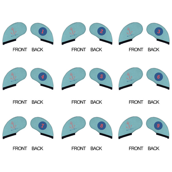 Chic Beach House Golf Club Covers - APPROVAL (set of 9)