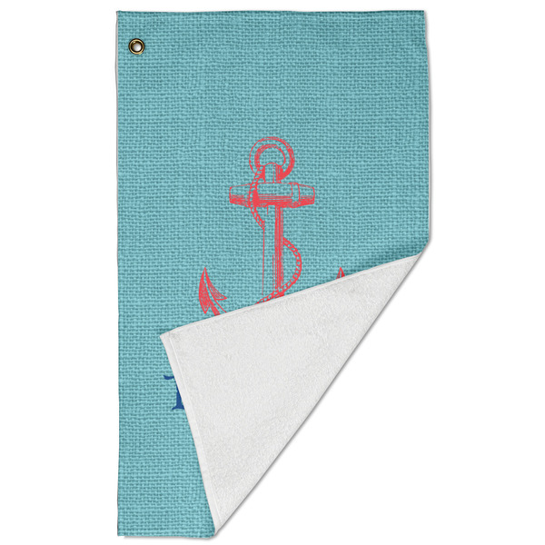Chic Beach House Golf Towel - Folded (Large)