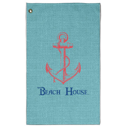 Chic Beach House Golf Towel - Poly-Cotton Blend - Large