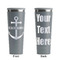 Chic Beach House Grey RTIC Everyday Tumbler - 28 oz. - Front and Back