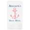 Chic Beach House Guest Napkin - Front View