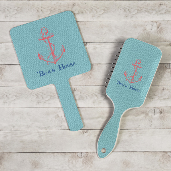 Chic Beach House Hand Mirrors - In Context