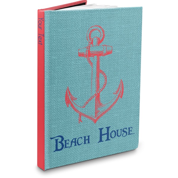 Custom Chic Beach House Hardbound Journal - 7.25" x 10"