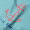 Chic Beach House Hooded Baby Towel- Detail Close Up