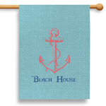 Chic Beach House 28" House Flag - Single Sided