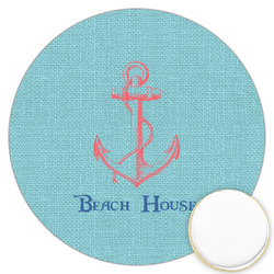 Chic Beach House Printed Cookie Topper - 3.25"
