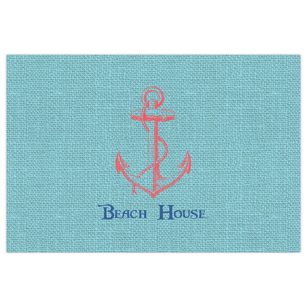 Chic Beach House Indoor / Outdoor Rug - 4'x6' - Front Flat