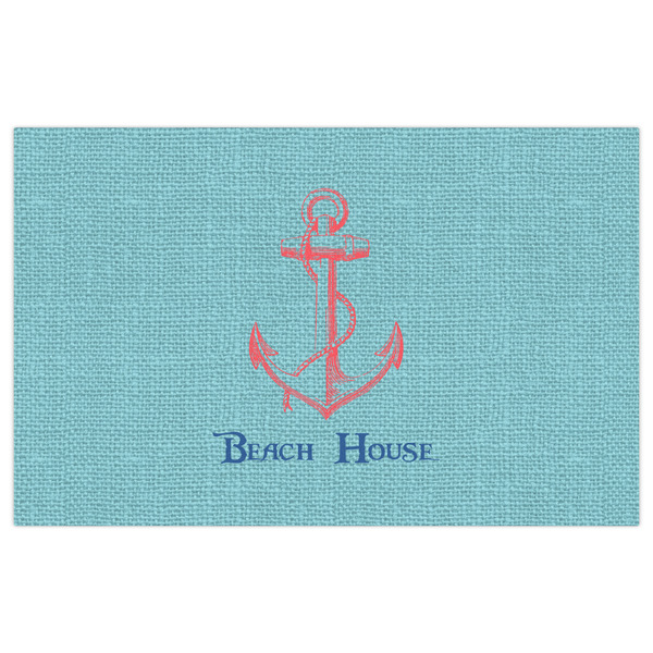 Chic Beach House Indoor / Outdoor Rug - 5'x8' - Front Flat