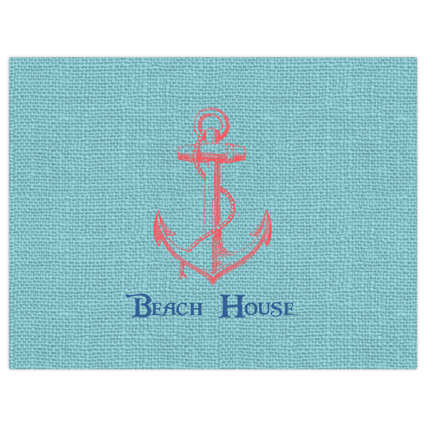 Chic Beach House Indoor / Outdoor Rug - 6'x8' - Front Flat