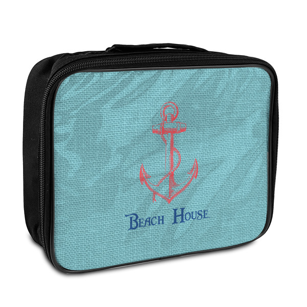 Custom Chic Beach House Insulated Lunch Bag
