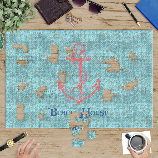 Chic Beach House Jigsaw Puzzle 1014 Piece - In Context