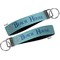 Chic Beach House Key-chain - Metal and Nylon - Front and Back