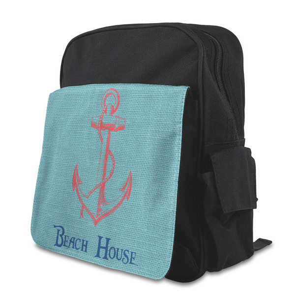 Custom Chic Beach House Preschool Backpack