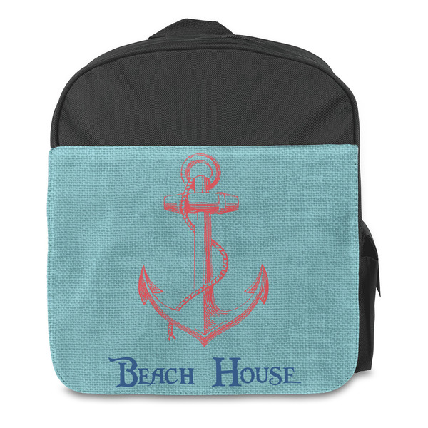 Chic Beach House Kids Backpack - Front