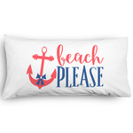Chic Beach House Pillow Case - King - Graphic