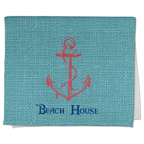 Custom Chic Beach House Kitchen Towel - Poly Cotton