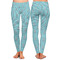 Chic Beach House Ladies Leggings - Front and Back