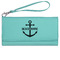 Chic Beach House Ladies Wallet - Leather - Teal - Front View