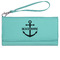 Chic Beach House Ladies Leatherette Wallet - Laser Engraved- Teal