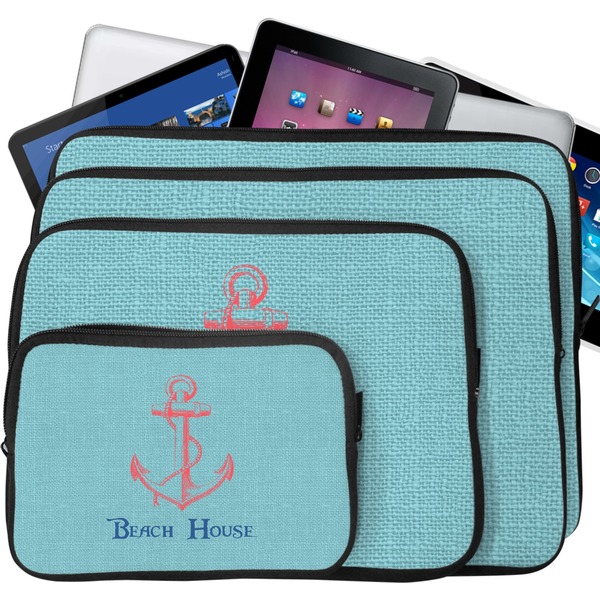 Chic Beach House Laptop Case Sizes