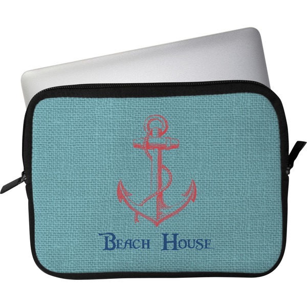 Custom Chic Beach House Laptop Sleeve / Case