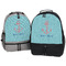 Chic Beach House Large Backpacks - Both