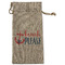 Chic Beach House Large Burlap Gift Bags - Front