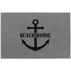 Chic Beach House Large Gift Box w/ Engraved Leather Lid