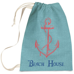 Chic Beach House Laundry Bag
