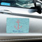 Chic Beach House Large Rectangle Car Magnets- In Context