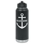 Chic Beach House Water Bottles - Laser Engraved - Front & Back