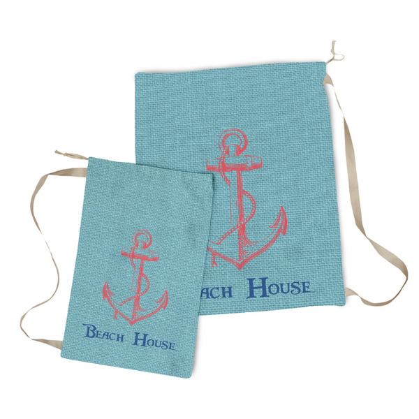 Chic Beach House Laundry Bag - Both Bags