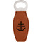 Chic Beach House Leatherette Bottle Opener - Double Sided