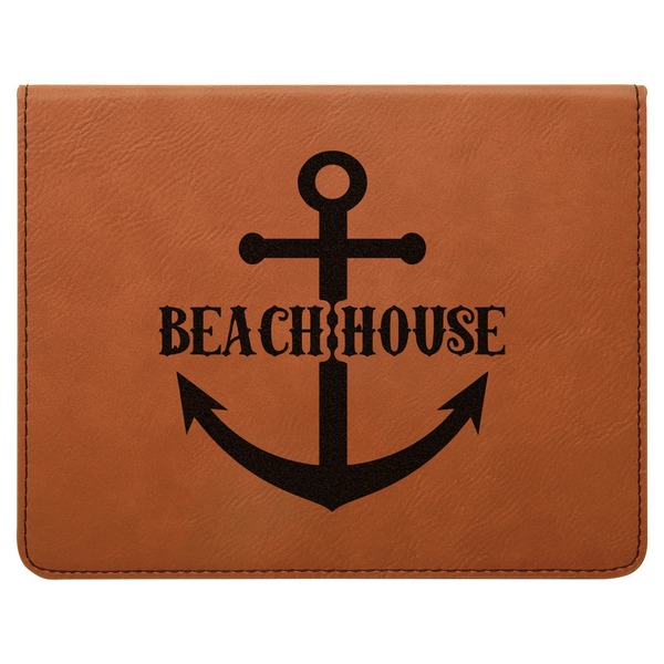 Chic Beach House Leatherette 4-Piece Wine Tool Set Flat