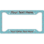 Chic Beach House License Plate Frame - Style A