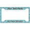 Chic Beach House License Plate Frame - Style A
