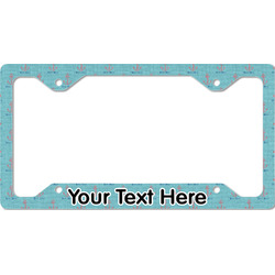 Chic Beach House License Plate Frame - Style C
