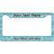 Chic Beach House License Plate Frame - Style B