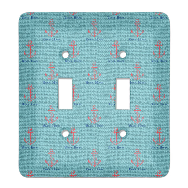 Custom Chic Beach House Light Switch Cover (2 Toggle Plate)