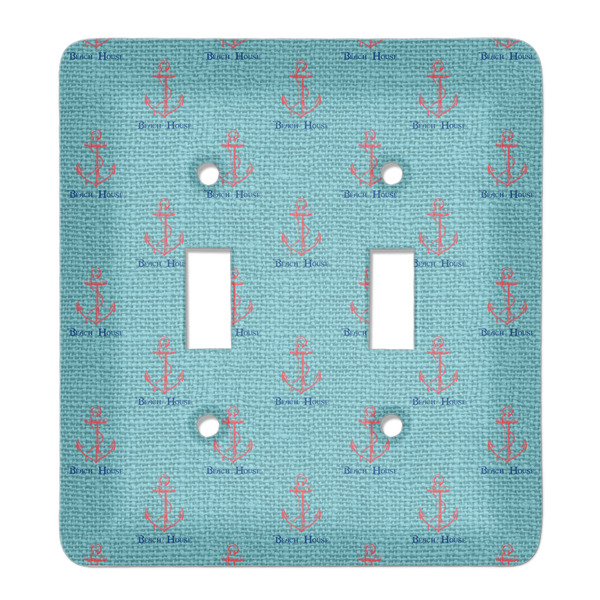 Custom Chic Beach House Light Switch Cover (2 Toggle Plate)