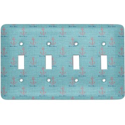 Chic Beach House Light Switch Cover (4 Toggle Plate)
