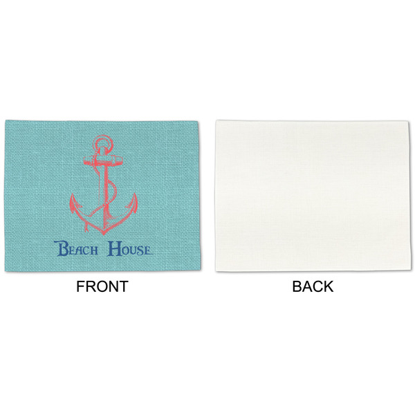 Chic Beach House Linen Placemat - APPROVAL Single (single sided)