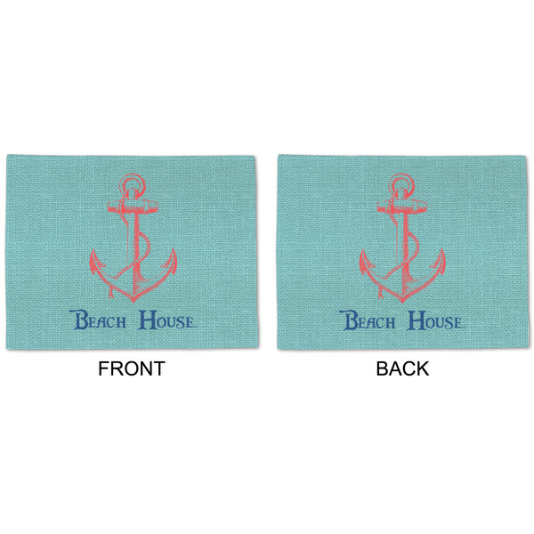Chic Beach House Linen Placemat - APPROVAL (double sided)
