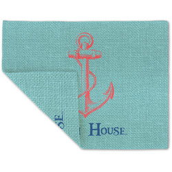 Chic Beach House Double-Sided Linen Placemat - Single