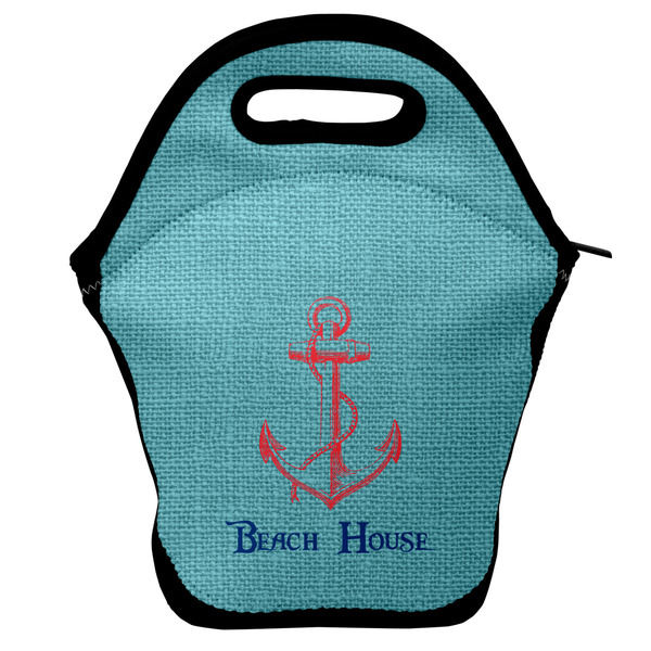 Custom Chic Beach House Lunch Bag