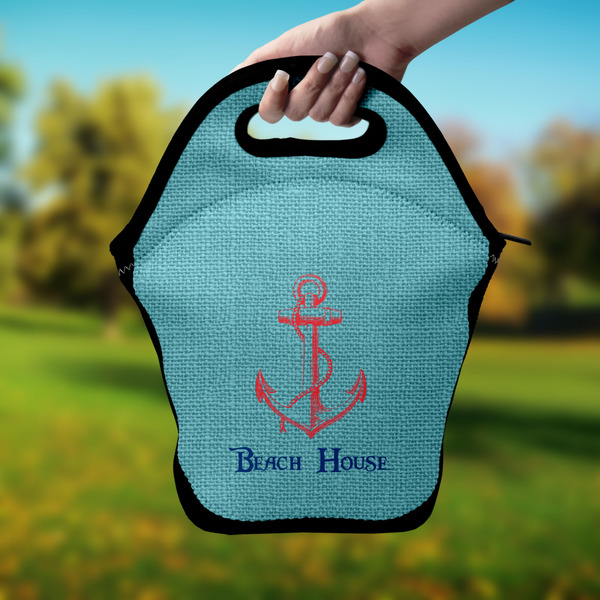 Chic Beach House Lunch Bag - Hand