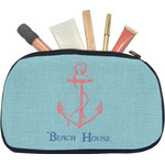 Chic Beach House Makeup / Cosmetic Bag - Medium